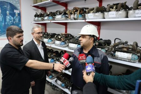 تشریح پروتکلهای سختگیرانه گازسنجی در معدن طبس تشریح پروتکلهای سختگیرانه گازسنجی در معدن طبس