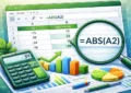 آموزش تابع ABS برای قدر مطلق در اکسل با مثال ساده