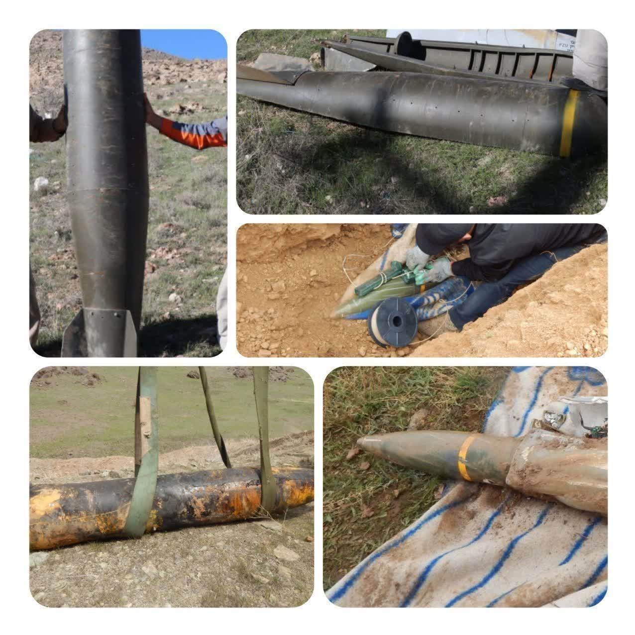 انهدام 3 موشک سنگرشکن GBU57 آمریکایی/ 9500 بمبلت خنثی شد+تصاویر انهدام 3 موشک سنگرشکن GBU57 آمریکایی/ 9500 بمبلت خنثی شد+تصاویر