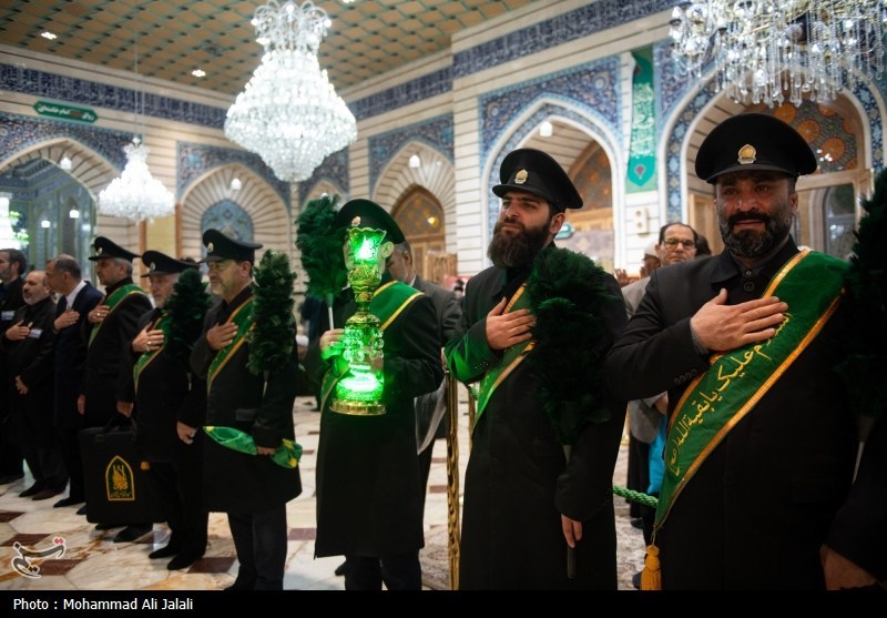 خطبهخوانی و آغاز دهه کرامت از حرم حضرت معصومه(س)+ عکس حضرت معصومه (س) , اخبار استان قم , دهه کرامت ,