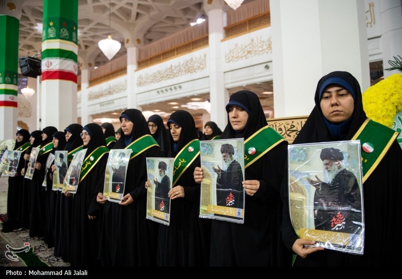 خطبهخوانی و آغاز دهه کرامت از حرم حضرت معصومه(س)+ عکس حضرت معصومه (س) , اخبار استان قم , دهه کرامت ,