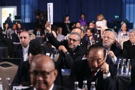 محکومیت حمله آمریکایی ـ صهیونی به ایران در اتحادیه بینالمجالس محکومیت حمله آمریکایی ـ صهیونی به ایران در اتحادیه بینالمجالس