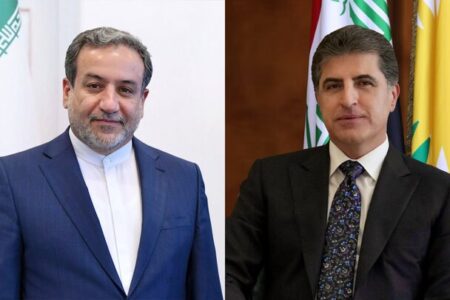 تماس تلفنی وزیر امور خارجه با رئیس اقلیم کردستان عراق تماس تلفنی وزیر امور خارجه با رئیس اقلیم کردستان عراق