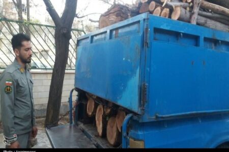دستگیری قاچاقچیان چوب در بدر و پریشان؛ 3 تن چوب توقیف شد دستگیری قاچاقچیان چوب در بدر و پریشان؛ 3 تن چوب توقیف شد