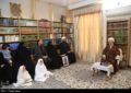 دیدار خانواده شهید لاریجانی با آیتالله مکارم شیرازی دیدار خانواده شهید لاریجانی با آیتالله مکارم شیرازی