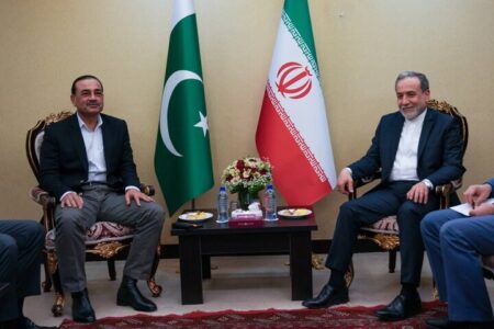 دیدار مجدد عاصم منیر با عراقچی دیدار مجدد عاصم منیر با عراقچی
