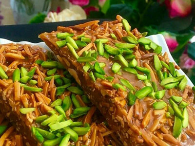 طرز تهیه سوهان عسلی طرز تهیه سوهان عسلی