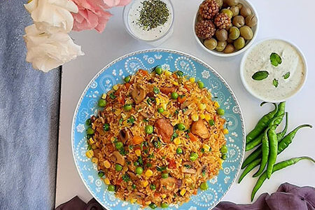 دستور تهیه رنگین پلو ؛ غذای خوشمزه و مقوی دستور تهیه رنگین پلو ؛ غذای خوشمزه و مقوی