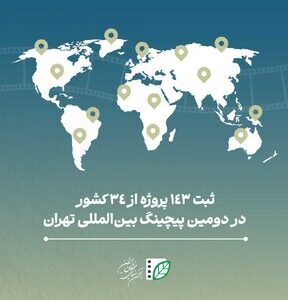 ثبت ۱۴۳ پروژه از ۳۴ کشور در دومین پیچینگ بینالمللی تهران ثبت ۱۴۳ پروژه از ۳۴ کشور در دومین پیچینگ بینالمللی تهران